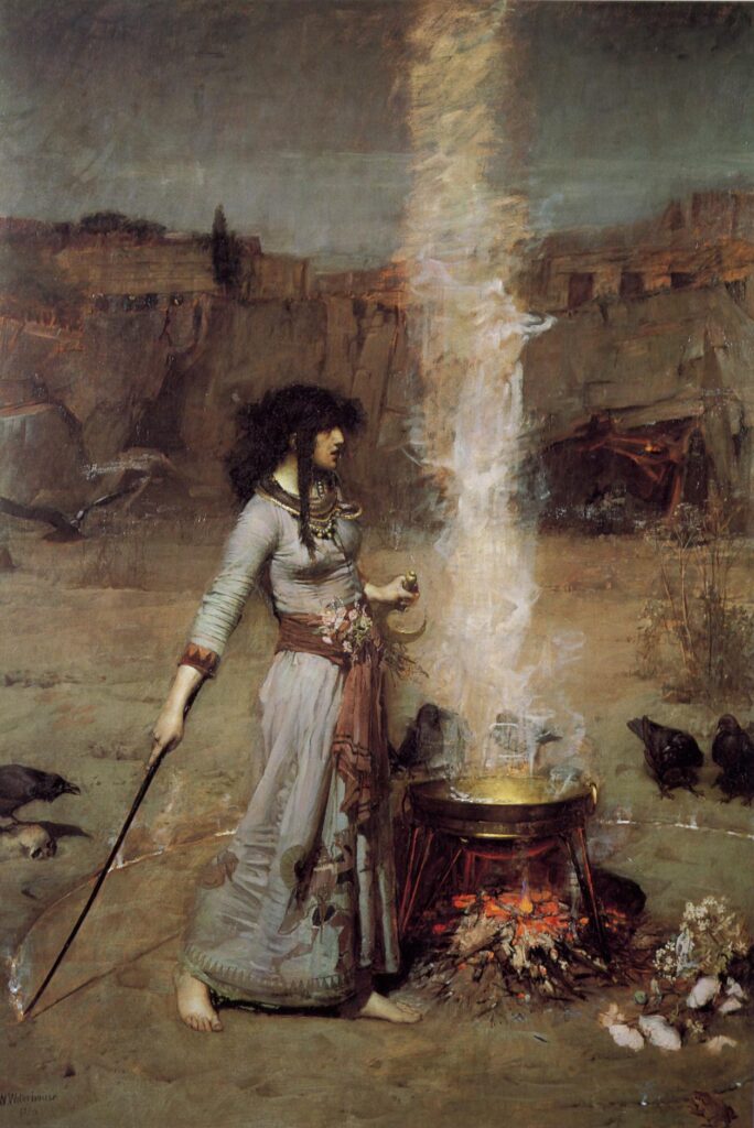 John William Waterhouse's painting The Magic Circle